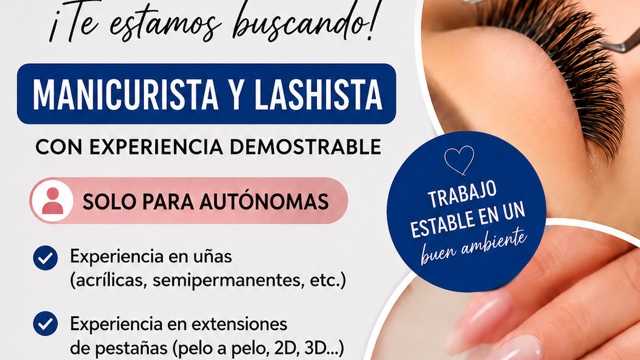 Manicurista, lashista