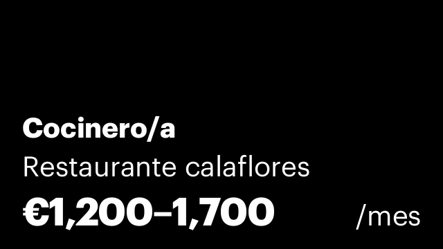 Cocinero/a