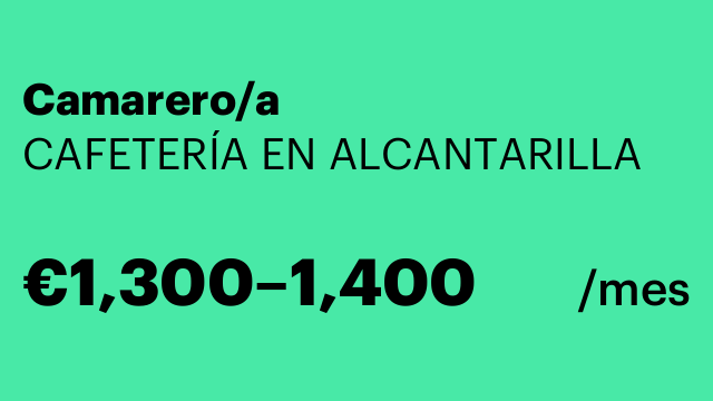 Camarero/a