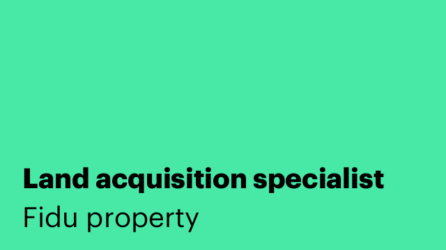 Land acquisition specialist
