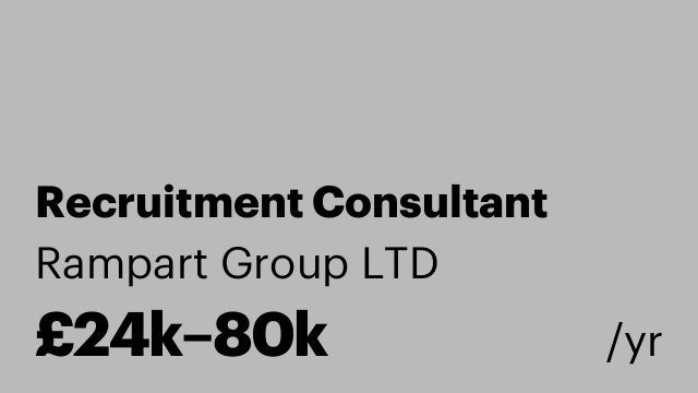 Recruitment Consultant