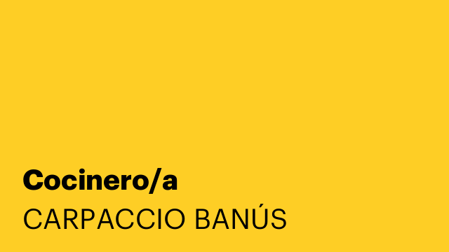 Cocinero/a