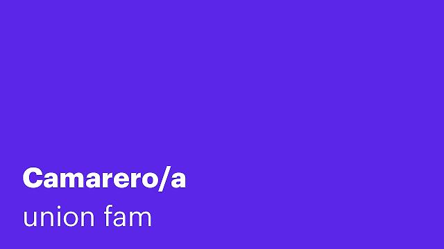 Camarero/a