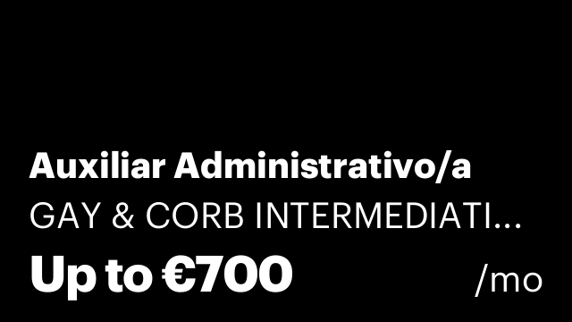 Auxiliar Administrativo/a