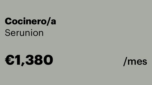 Cocinero/a