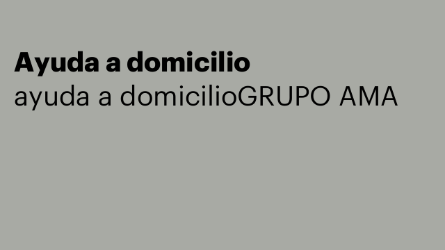 Ayuda a domicilio