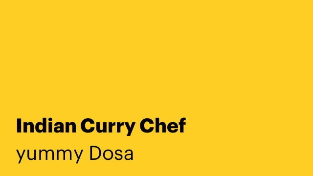 Indian Curry Chef