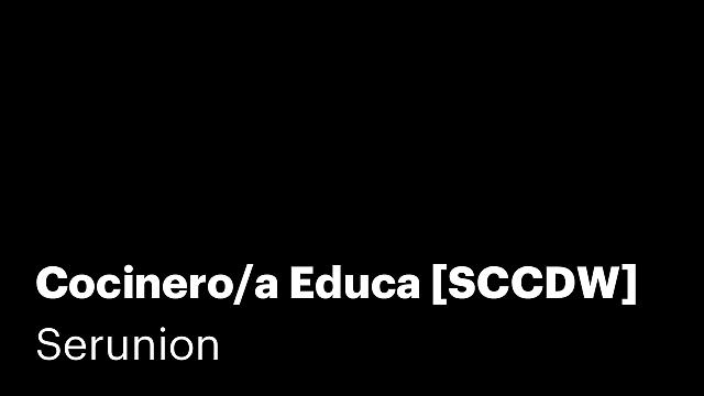 Cocinero/a Educa [SCCDW]