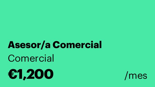 Asesor/a Comercial