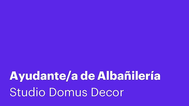 Ayudante/a de Albañilería