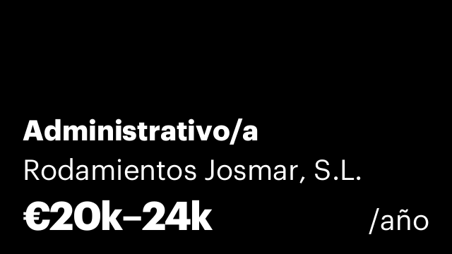 Administrativo/a