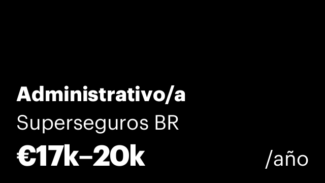 Administrativo/a