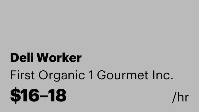 Deli Worker