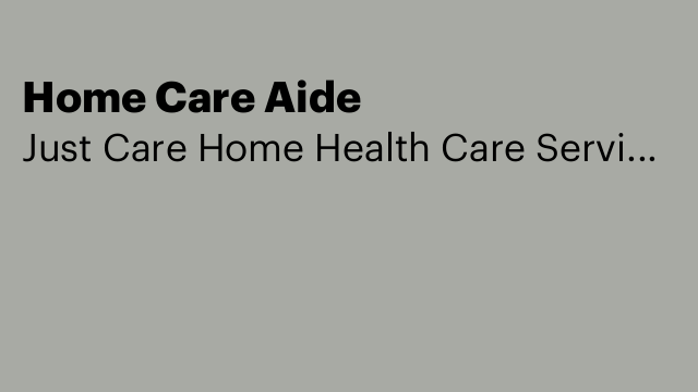 Home Care Aide