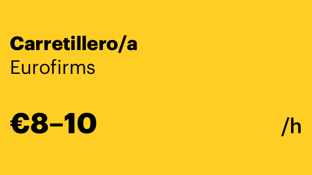 Carretillero/a