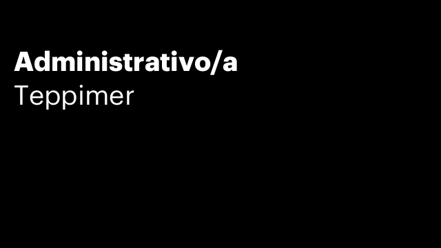 Administrativo/a