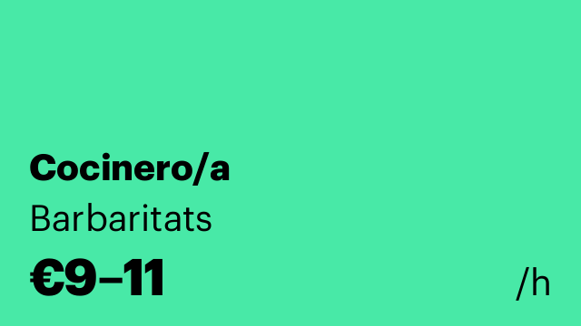 Cocinero/a