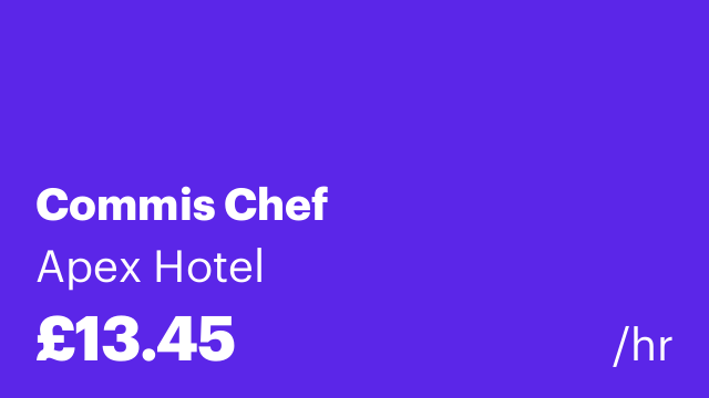 Commis Chef