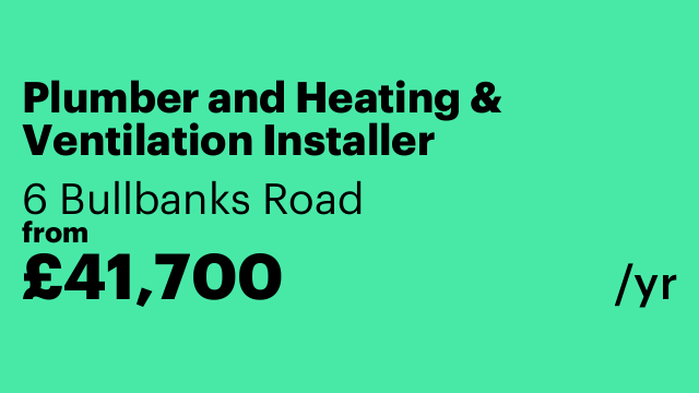 Plumber and Heating & Ventilation Installer