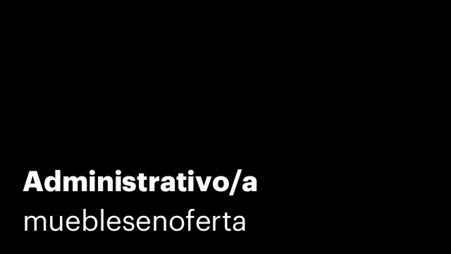 Administrativo/a