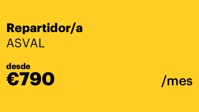 Repartidor/a