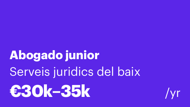 Abogado junior