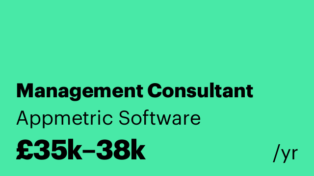 Management Consultant