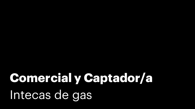 Comercial y Captador/a