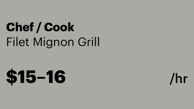 Chef / Cook