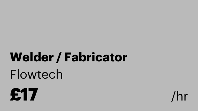 Welder / Fabricator