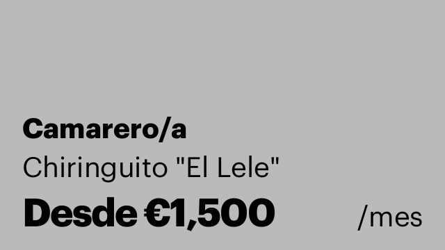 Camarero/a