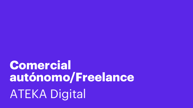 Comercial autónomo/Freelance