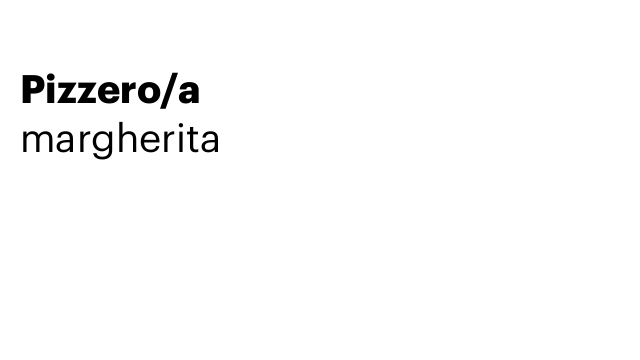 Pizzero/a