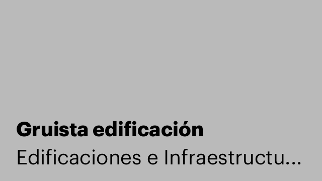 Gruista edificación