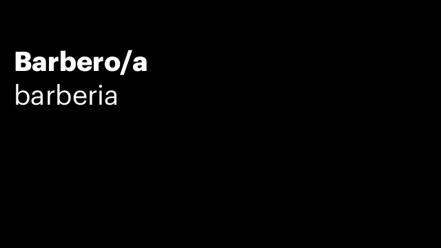 Barbero/a