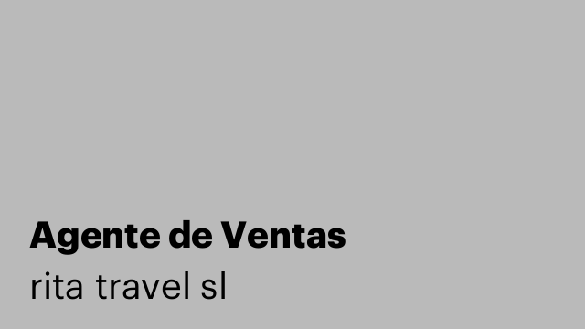 Agente de Ventas