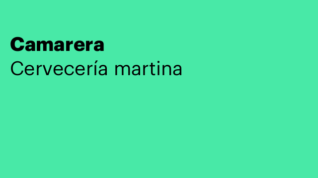 Camarera