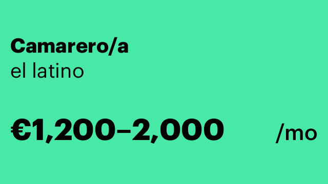 Camarero/a