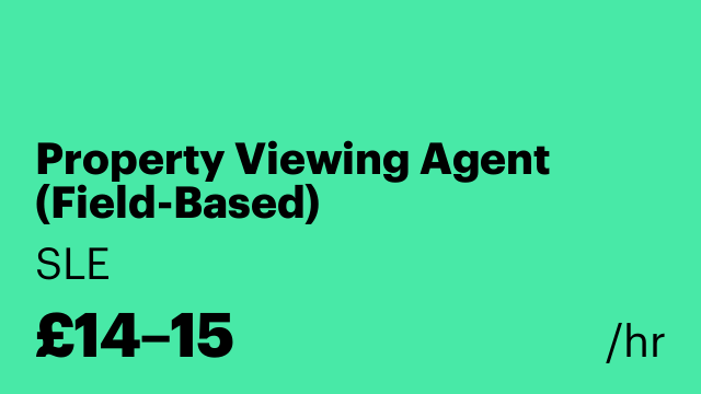Property Viewing Agent (Field-Based)