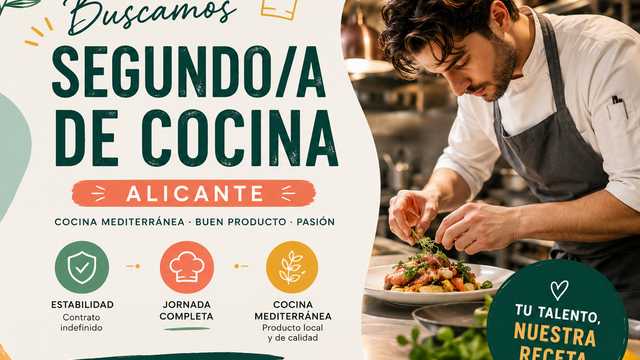 SEGUNDO/A JEFE/A DE COCINA