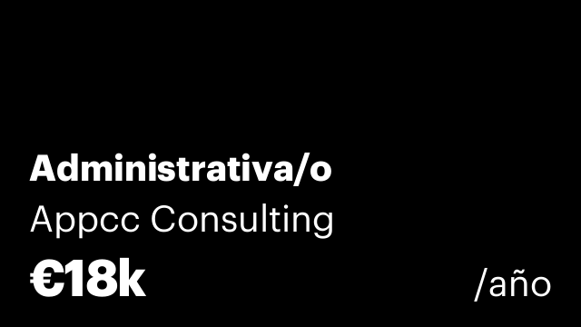 Administrativa/o