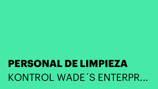 PERSONAL DE LIMPIEZA