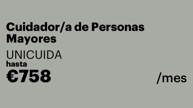 Cuidador/a de Personas Mayores