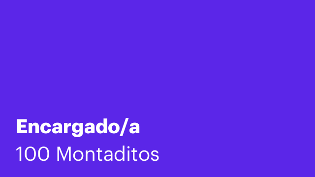Encargado/a