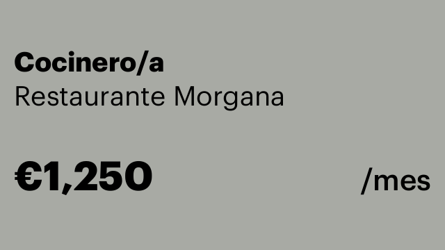 Cocinero/a
