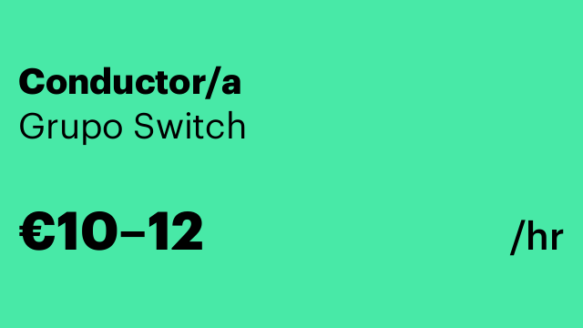 Conductor/a