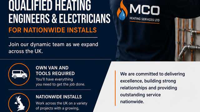Heating installers and electricans
