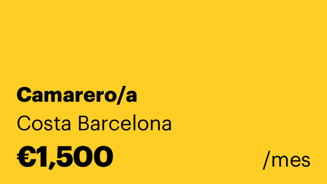 Camarero/a