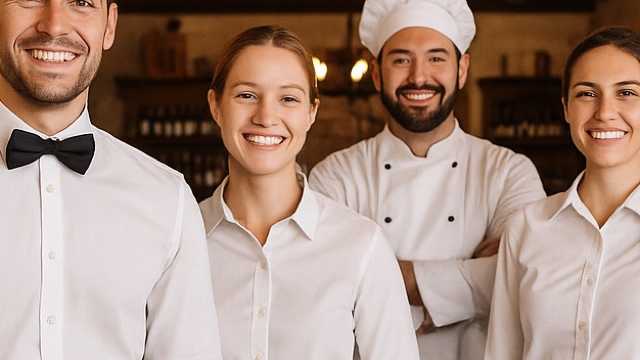 Camarero y limpieza de cocina