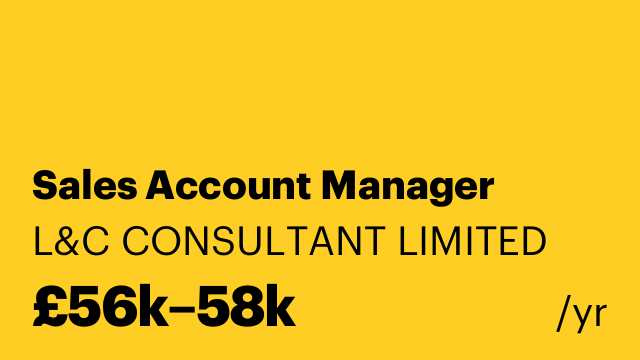 Sales Account Manager